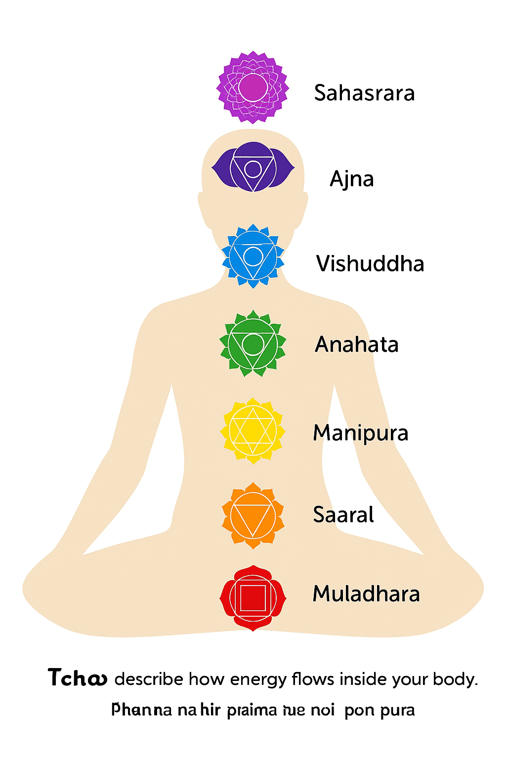 Seven chakras